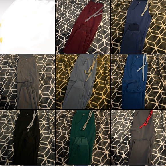 Selling all my scrub pants no longer fit me worn only once probably each one . - Picture 2 of 16